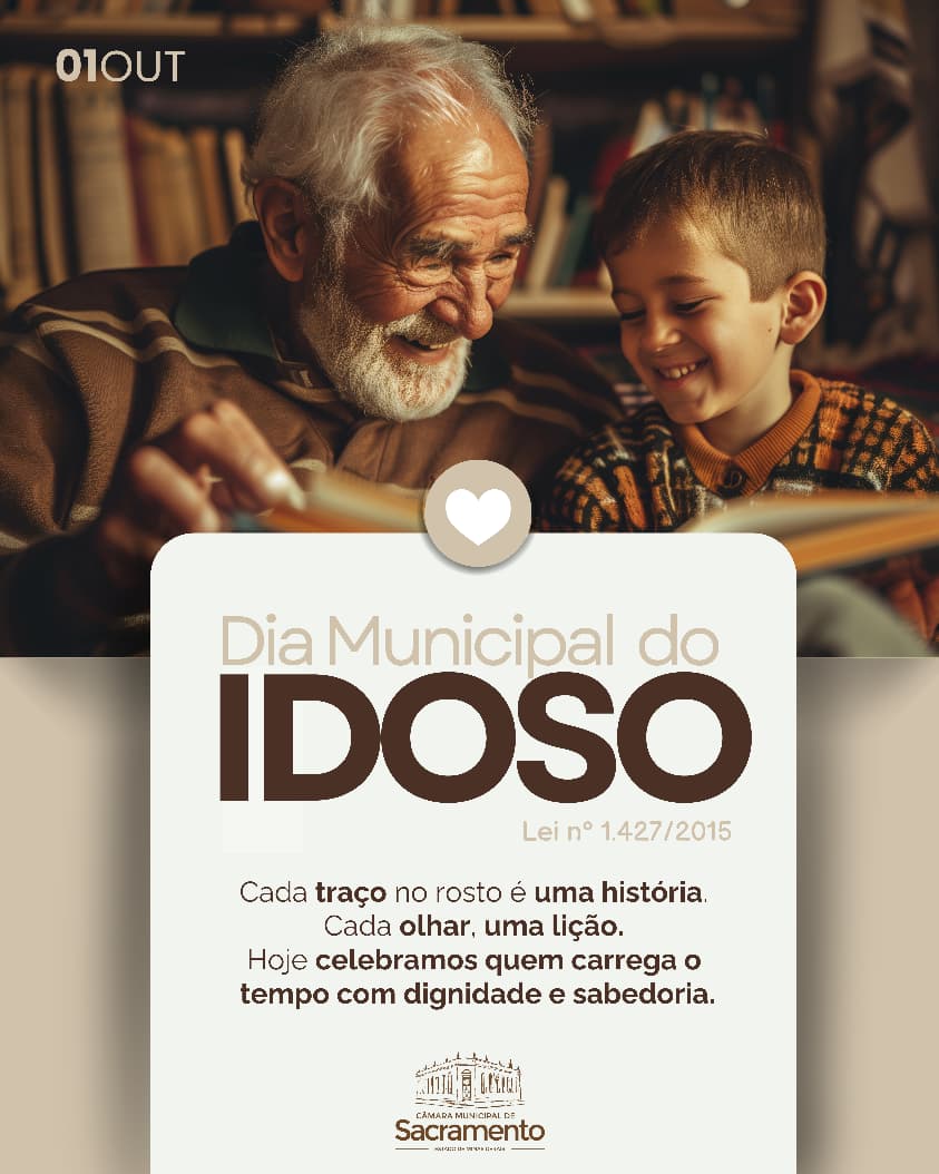 Lei nº 1.427/2015 instituiu o Dia Municipal do Idoso