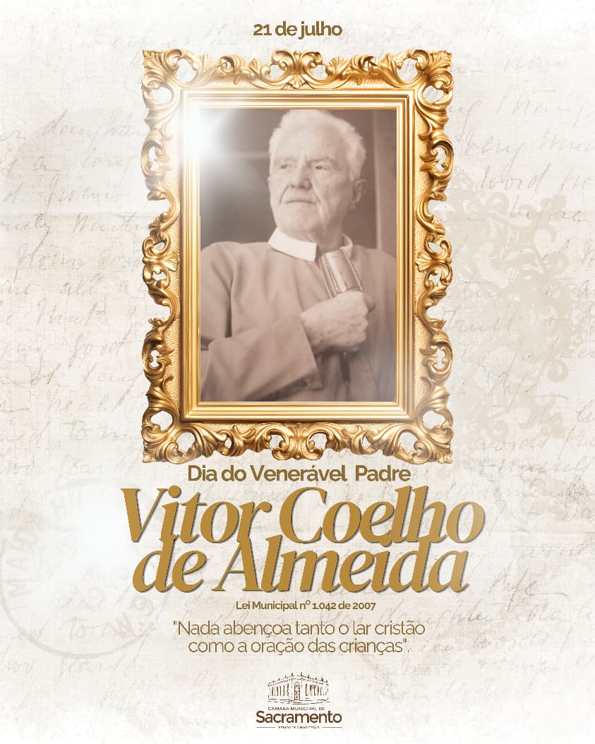 Pe. Vitor nasceu em Sacramento, no ano de 1899
