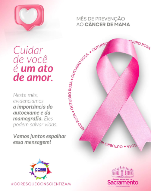 A Lei Federal nº 13.733/2018 institui oficialmente o mês de outubro como mês da prevenção ao câncer de mama