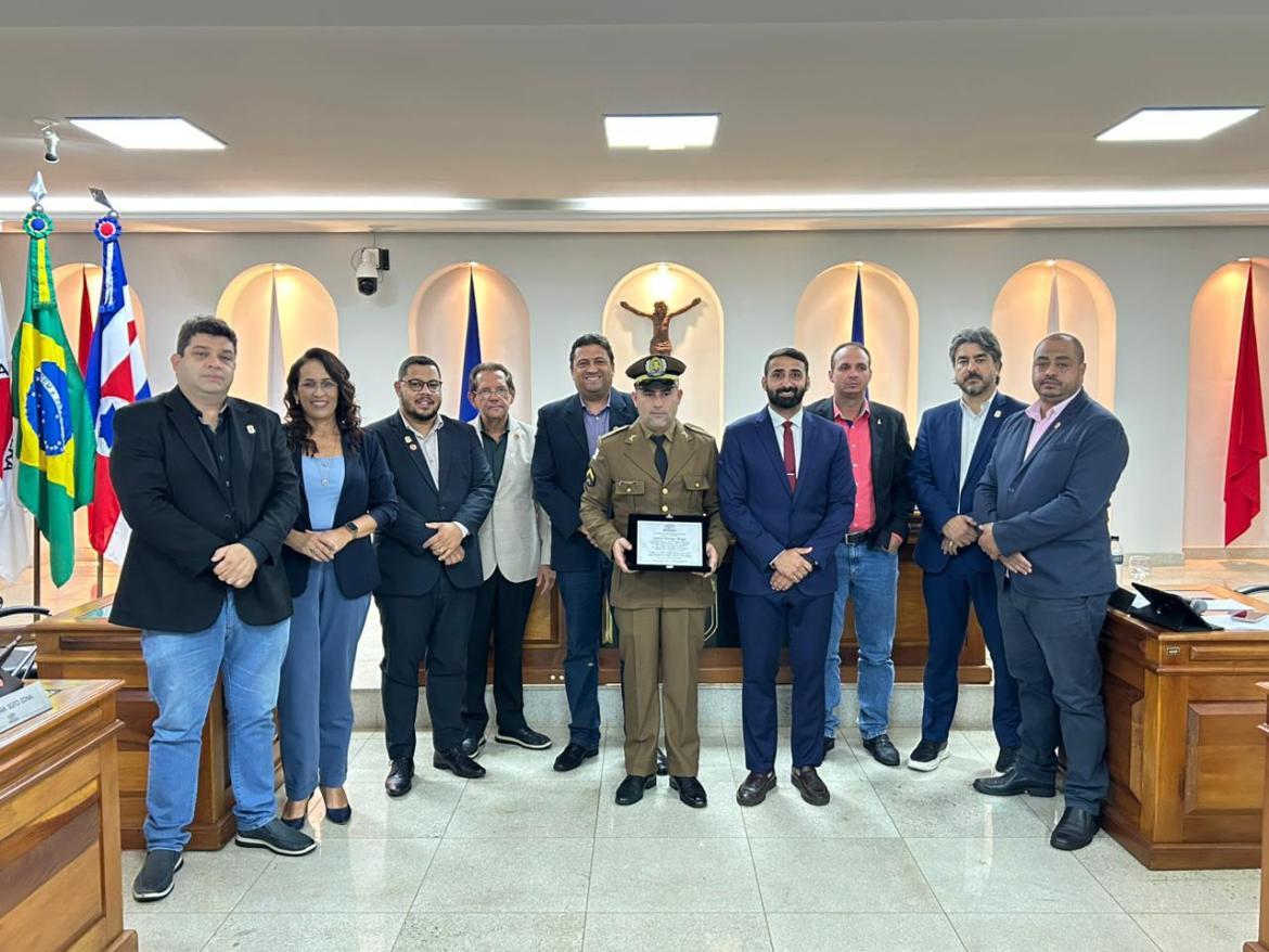 Cartão de Prata ao Cabo da PMMG Samuel Borges