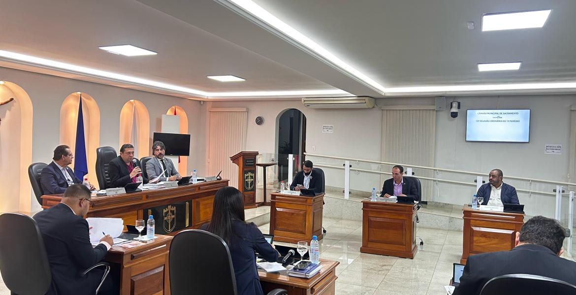 Entre os projetos apreciados na 13ª Reunião, um foi proposto pelo vereador Leandro Desemboque