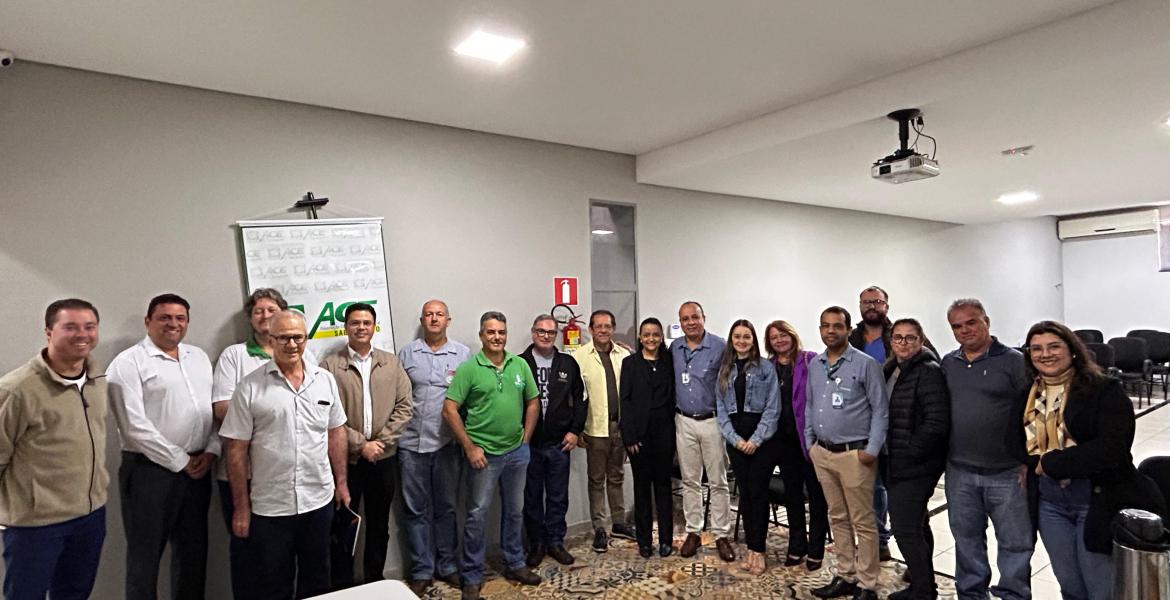 Vereadores Dr. Talhys e Dr. Reginaldo, presidente e vice-presidente, representaram a Câmara no evento