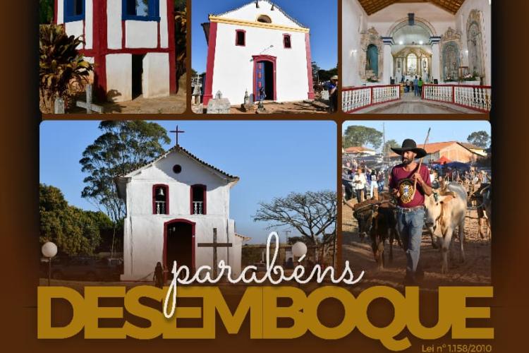 Dia Municipal do Desemboque, instituído pela Lei nº 1.158/2010, de autoria do saudoso vereador Berto Cerchi 