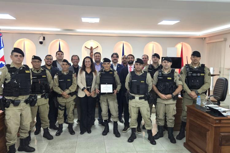 Policiais Militares da 184ª Cia da PMMG recebem honraria 