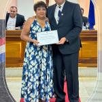 Rosângela Aparecida Nogueira foi a homenageada do vereador Dr. Talhys com o Título de Cidadania Honorária