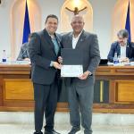 Moção ao professor Julio Cesar Pereira foi indicada pelo vereador Dr. Talhys
